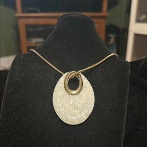 Denis & Charles Rush fashion necklace with shell pendant